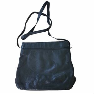 Carlos Falchi Vintage Black Crossbody/shoulder bag